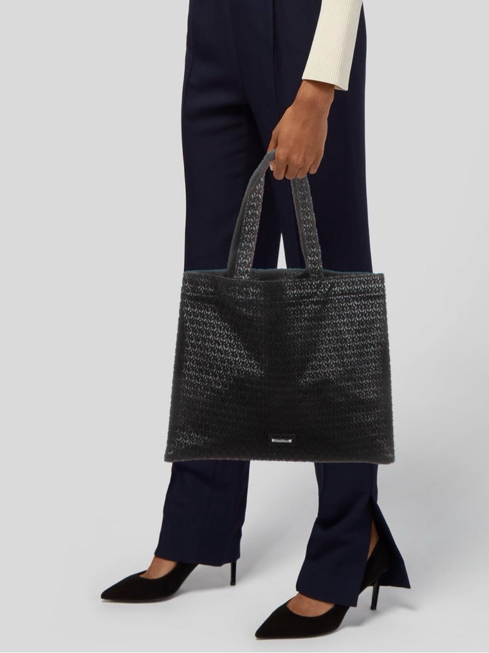 MAXMARA alcade woven TOTE BAG